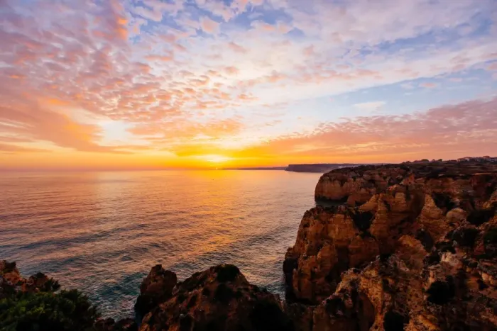 Framed Print : Sunset at Ponta da Piedade, Algarve, Portugal Framed Print : Sunset at Ponta da Piedade, Algarve, Portugal