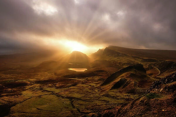 Sunset over The Quiraing
