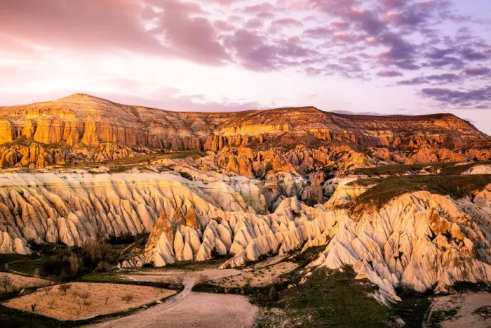 Framed Print : Sunset over Rose and Red Valley, Cappadocia, Turkey Framed Print : Sunset over Rose and Red Valley, Cappadocia, Turkey