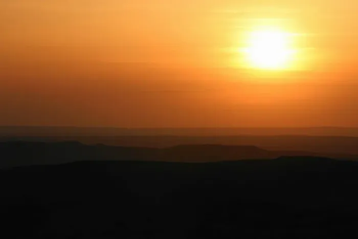 Framed Print : Sunset over rural landscape Framed Print : Sunset over rural landscape