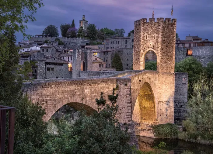 Framed Print : Sunset shot Besalu Roman bridge (Catalunya) Framed Print : Sunset shot Besalu Roman bridge (Catalunya)