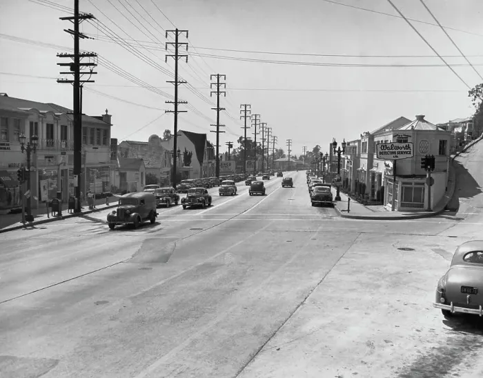 Framed Print : Sunset Strip, 1944 Framed Print : Sunset Strip, 1944