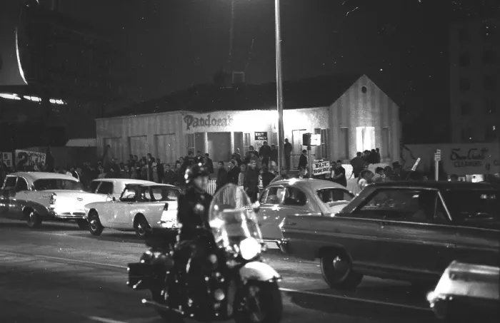 Framed Print : Sunset Strip Curfew Riots Framed Print : Sunset Strip Curfew Riots