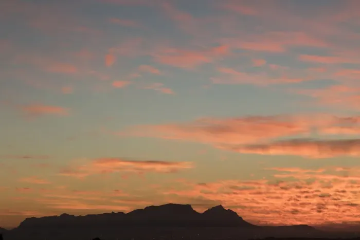 Framed Print : Sunset over Table Mountain, Western Cape Framed Print : Sunset over Table Mountain, Western Cape