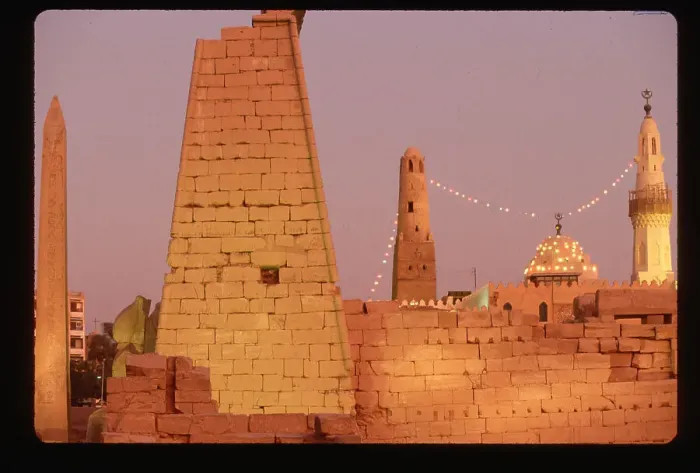 Framed Print : Sunset Over the Temple of Luxor