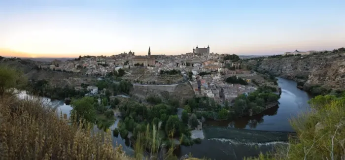 Framed Print : Sunset in Toledo Framed Print : Sunset in Toledo