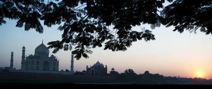 Framed Print : Sunset view of the Taj Mahal, Agra, Uttar Pradesh, India