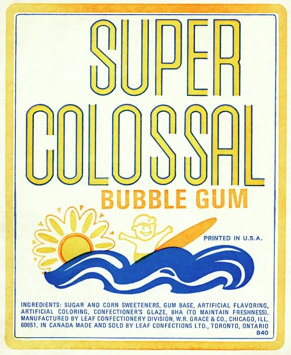 Framed Print : Super Colossal Bubble Gum Framed Print : Super Colossal Bubble Gum