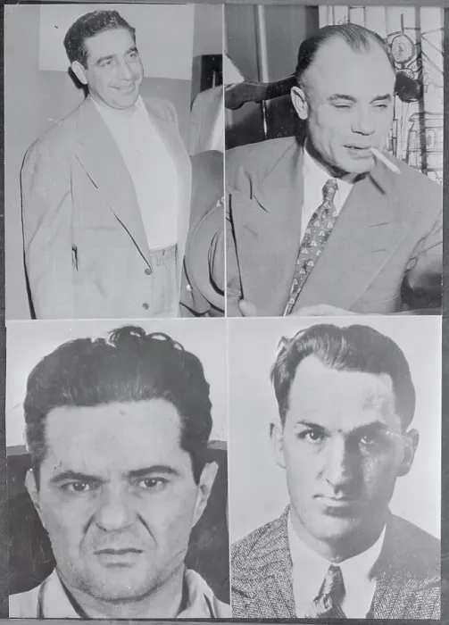 Framed Print : Superimposed Portraits of Suspects Framed Print : Superimposed Portraits of Suspects