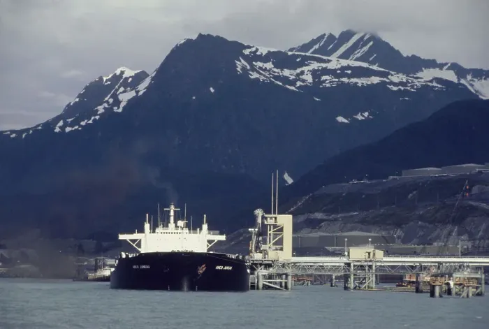 Framed Print : Supertanker ARCO Juneau Framed Print : Supertanker ARCO Juneau