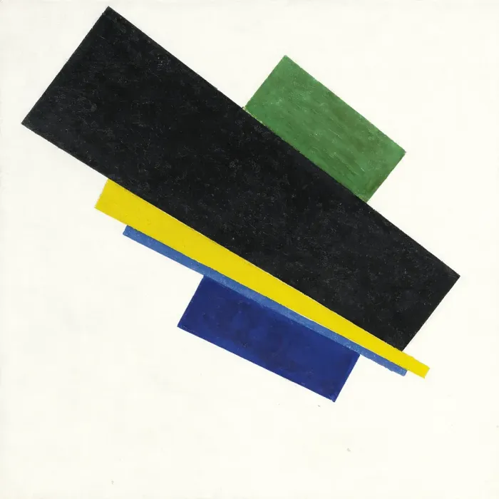 Framed Print : Suprematism, 18th Construction, 1915 Framed Print : Suprematism, 18th Construction, 1915
