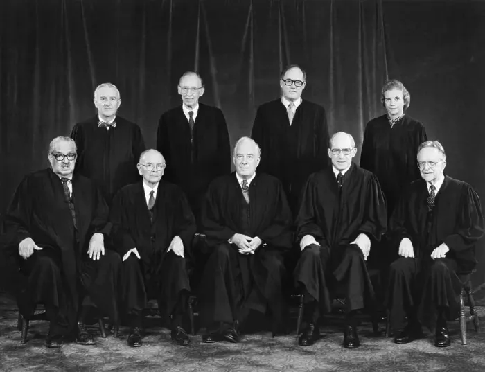 Framed Print : Supreme Court in 1982 Framed Print : Supreme Court in 1982