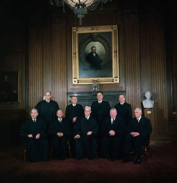 Supreme Court Justices Formal Portrait Print, Washington, Art - Main Image