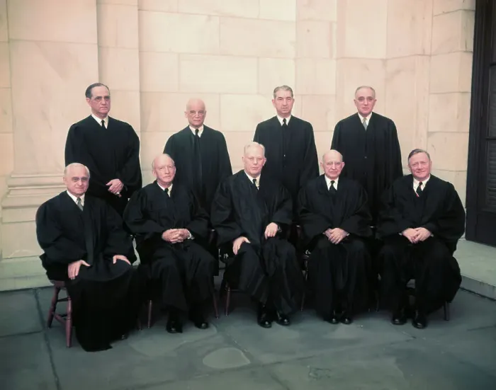 Framed Print : Supreme Court Justices Posing for Portrait Framed Print : Supreme Court Justices Posing for Portrait