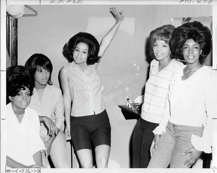 Framed Print : The Supremes Backstage