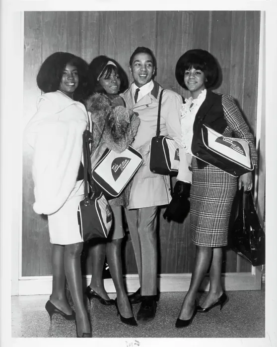 Framed Print : The Supremes With Smokey Robinson