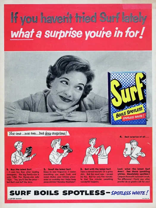 Framed Print : Surf Washing Powder Framed Print : Surf Washing Powder