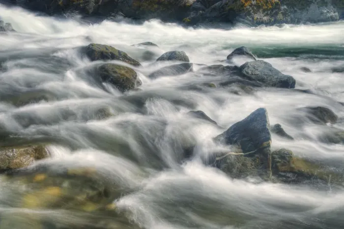 Framed Print : Surging Water in Rocky River Framed Print : Surging Water in Rocky River