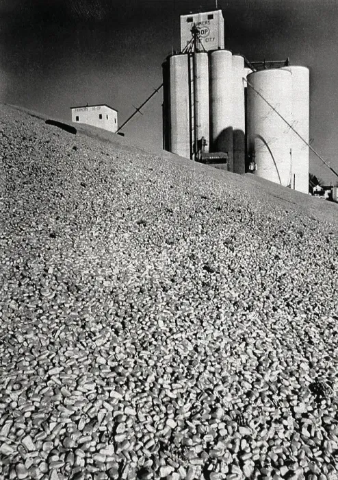 Framed Print : Surplus Corn From Iowa Harvest Framed Print : Surplus Corn From Iowa Harvest