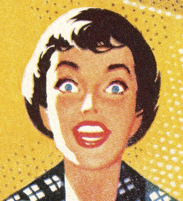 Framed Print : Surprised Woman Framed Print : Surprised Woman