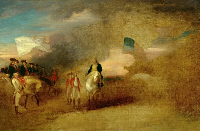 Framed Print : Surrender of Cornwallis at Yorktown Framed Print : Surrender of Cornwallis at Yorktown