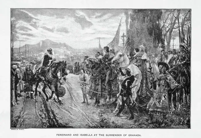 Framed Print : Surrender of Granada Framed Print : Surrender of Granada