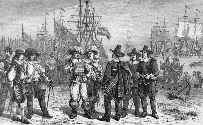 Framed Print : The Surrender Of Jamestown Framed Print : The Surrender Of Jamestown