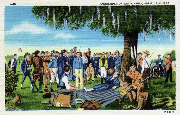 Framed Print : Surrender of Santa Anna