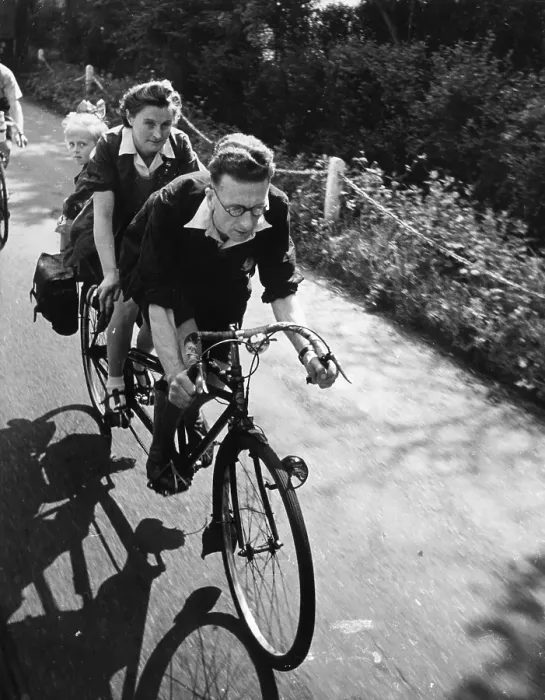 Framed Print : Surrey Tandem Framed Print : Surrey Tandem