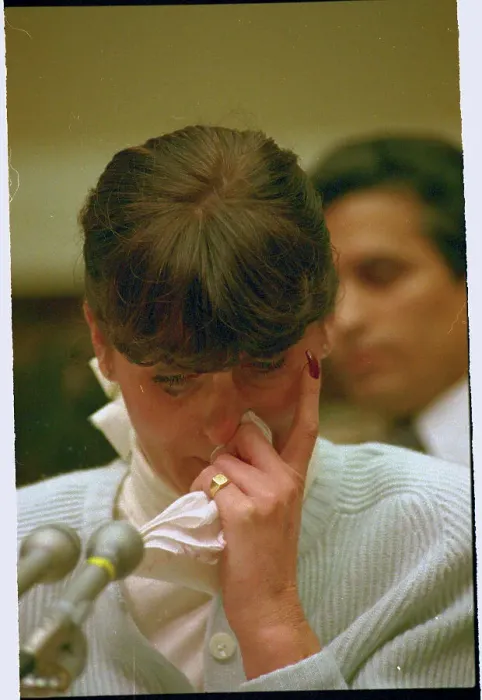 Framed Print : Surrogate Mother Mary Beth Whitehead Testifying at Hearing Framed Print : Surrogate Mother Mary Beth Whitehead Testifying at Hearing