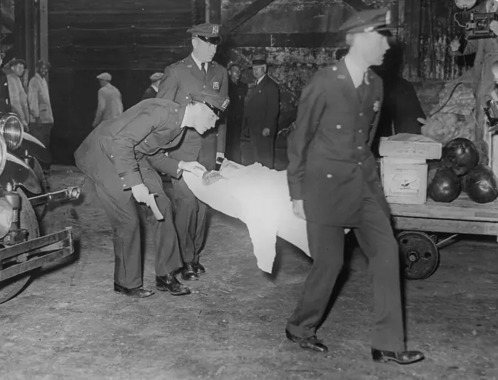 Framed Print : Survivor Carried On Stretcher Framed Print : Survivor Carried On Stretcher