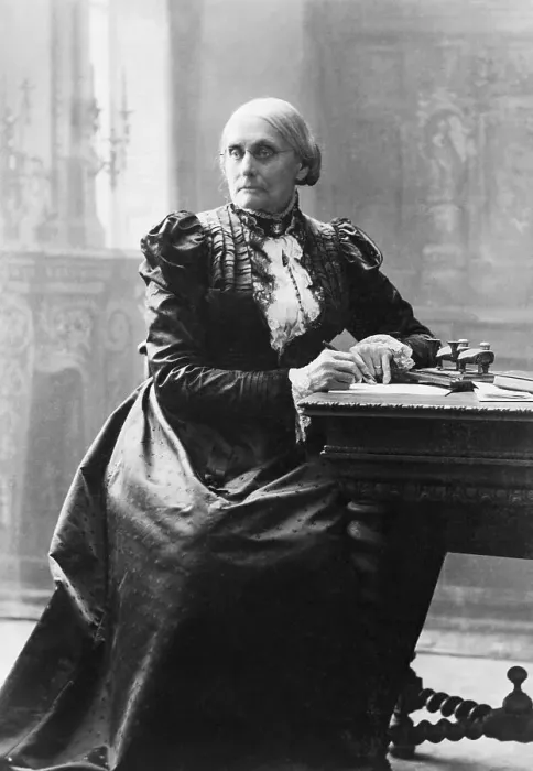 Framed Print : Susan B. Anthony Writing at a Desk Framed Print : Susan B. Anthony Writing at a Desk