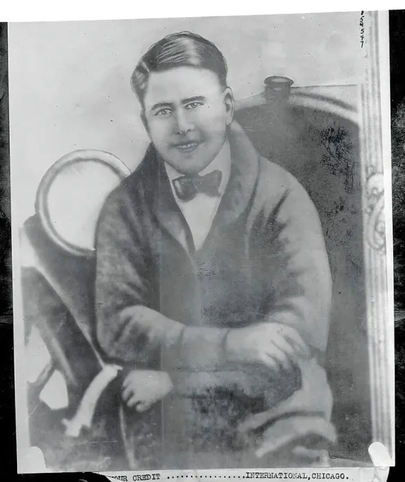 Framed Print : Suspect Edward F. Sands Posing for Camera Framed Print : Suspect Edward F. Sands Posing for Camera