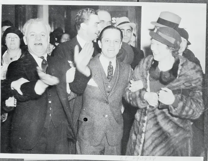 Framed Print : Suspect Louis Piquett Celebrating His Release Framed Print : Suspect Louis Piquett Celebrating His Release