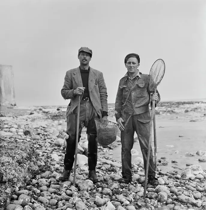 Framed Print : Sussex Fishermen Framed Print : Sussex Fishermen
