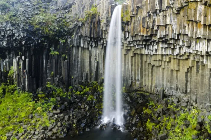 Framed Print : Svartifoss waterfall, basalt columns, Skaftafell National Park, Austurland or East Iceland, Iceland, Europe Framed Print : Svartifoss waterfall, basalt columns, Skaftafell National Park, Austurland or East Iceland, Iceland, Europe