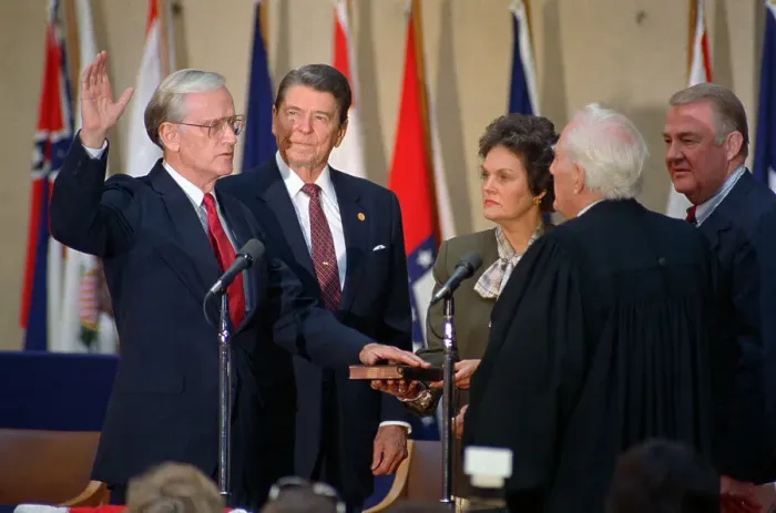 Framed Print : Swearing In of FBI Leader Framed Print : Swearing In of FBI Leader