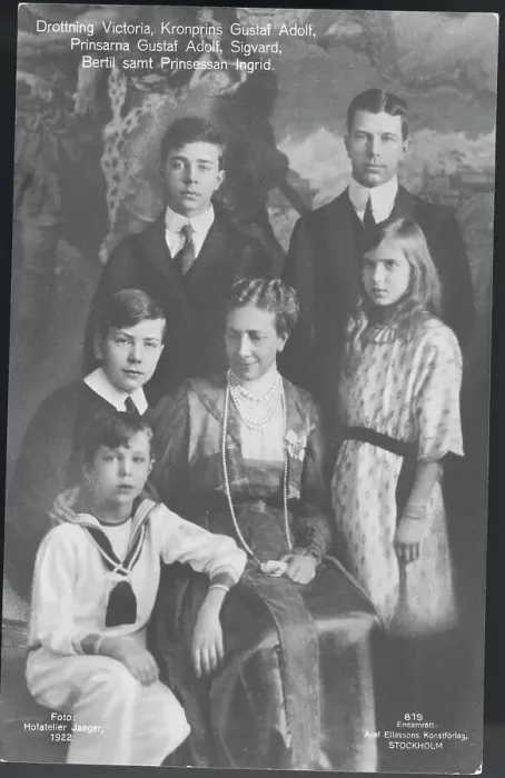 Framed Print : Sweden's Queen Victoria and Grandchildren Framed Print : Sweden's Queen Victoria and Grandchildren