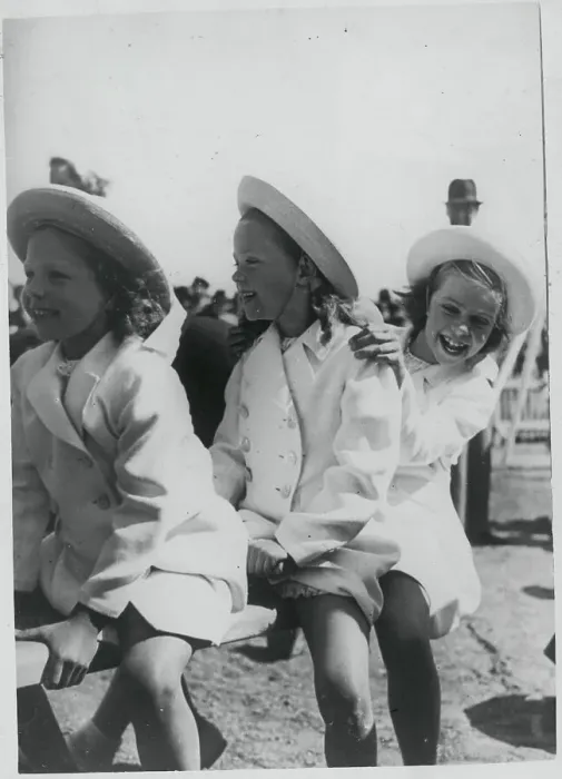 Framed Print : Swedish Princesses at Play Framed Print : Swedish Princesses at Play