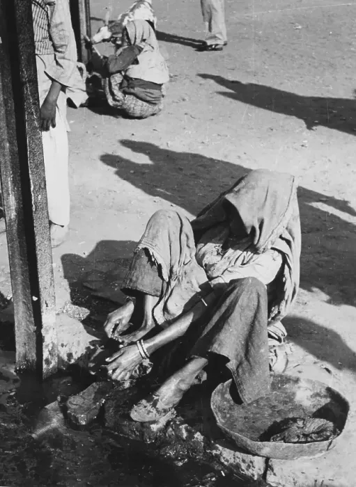 Framed Print : Sweeper Washes Feet Framed Print : Sweeper Washes Feet