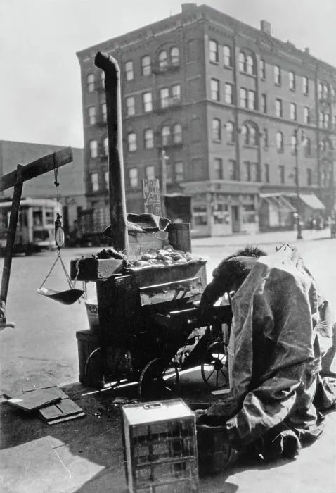 Framed Print : Sweet Mickey Roasting Wagon, Harlem Framed Print : Sweet Mickey Roasting Wagon, Harlem