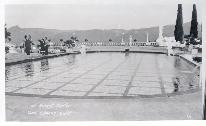 Framed Print : Swimming Pool Area on William R. Hearst's Estate Framed Print : Swimming Pool Area on William R. Hearst's Estate