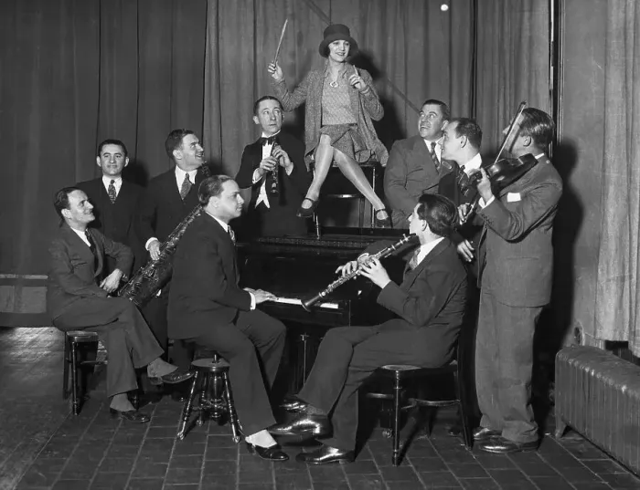 Framed Print : Swing Session with Jazz Band Framed Print : Swing Session with Jazz Band