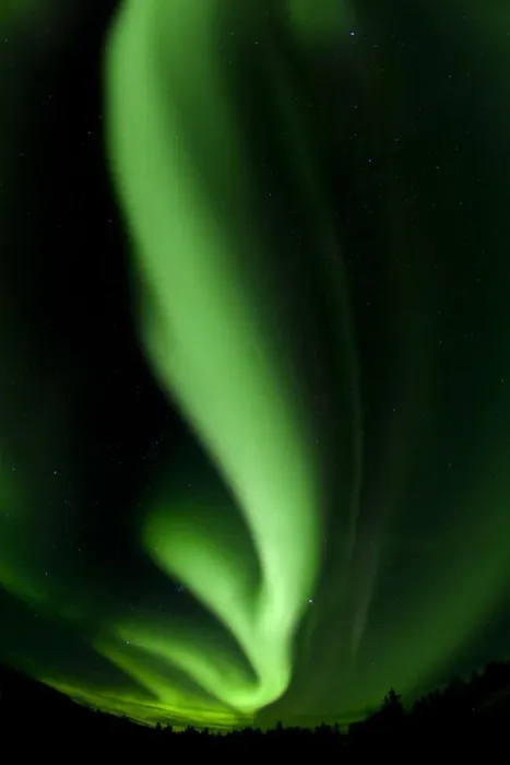 Framed Print : Swirling northern polar lights, Aurora Borealis, green, near Whitehorse, Yukon Territory, Canada Framed Print : Swirling northern polar lights, Aurora Borealis, green, near Whitehorse, Yukon Territory, Canada