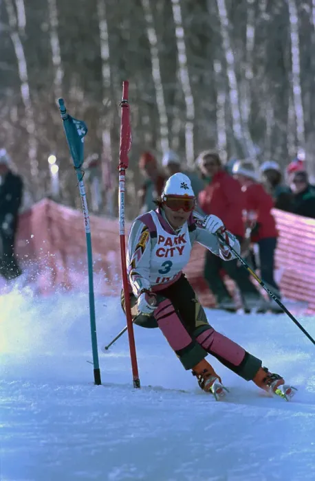 Framed Print : Swiss Skier Corinne Schmidhauser in action Framed Print : Swiss Skier Corinne Schmidhauser in action