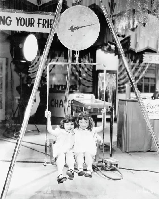 Framed Print : Sybil Jason and Double Posing on Scale Framed Print : Sybil Jason and Double Posing on Scale
