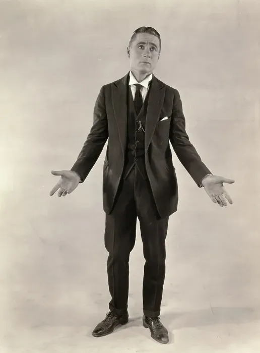 Framed Print : Syd Chaplin Looking Helpless