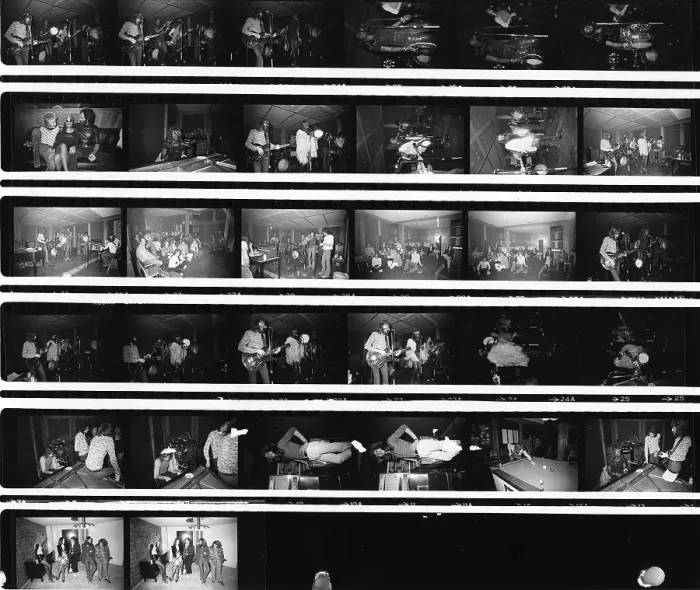 Framed Print : Sylvester Rehearsal Proof Sheet