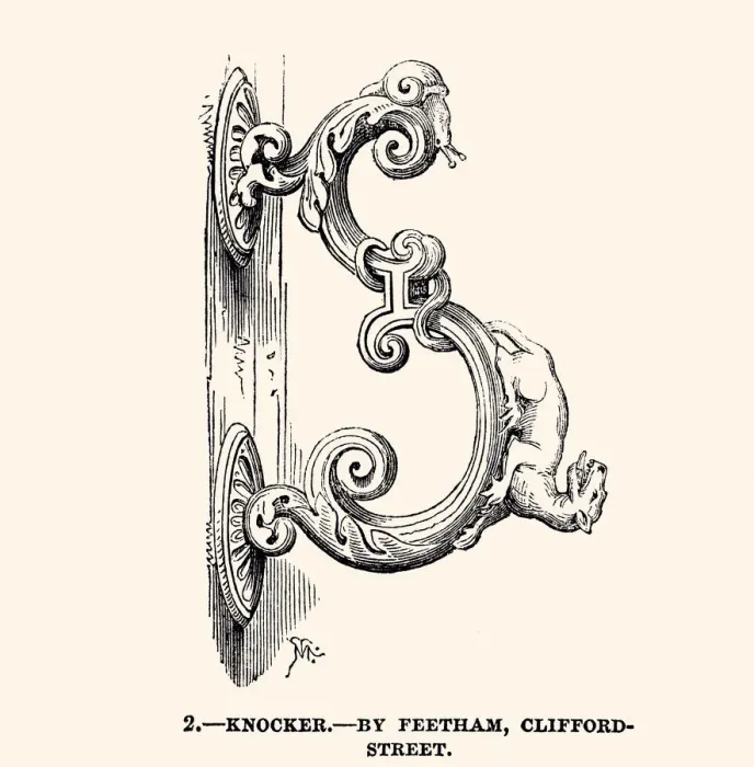 Framed Print : SYMBOLIC KNOCKER ENCOURAGING PATIENCE. (XXXL) Framed Print : SYMBOLIC KNOCKER ENCOURAGING PATIENCE. (XXXL)