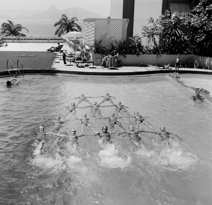 Framed Print : Synchronized Swimming Framed Print : Synchronized Swimming